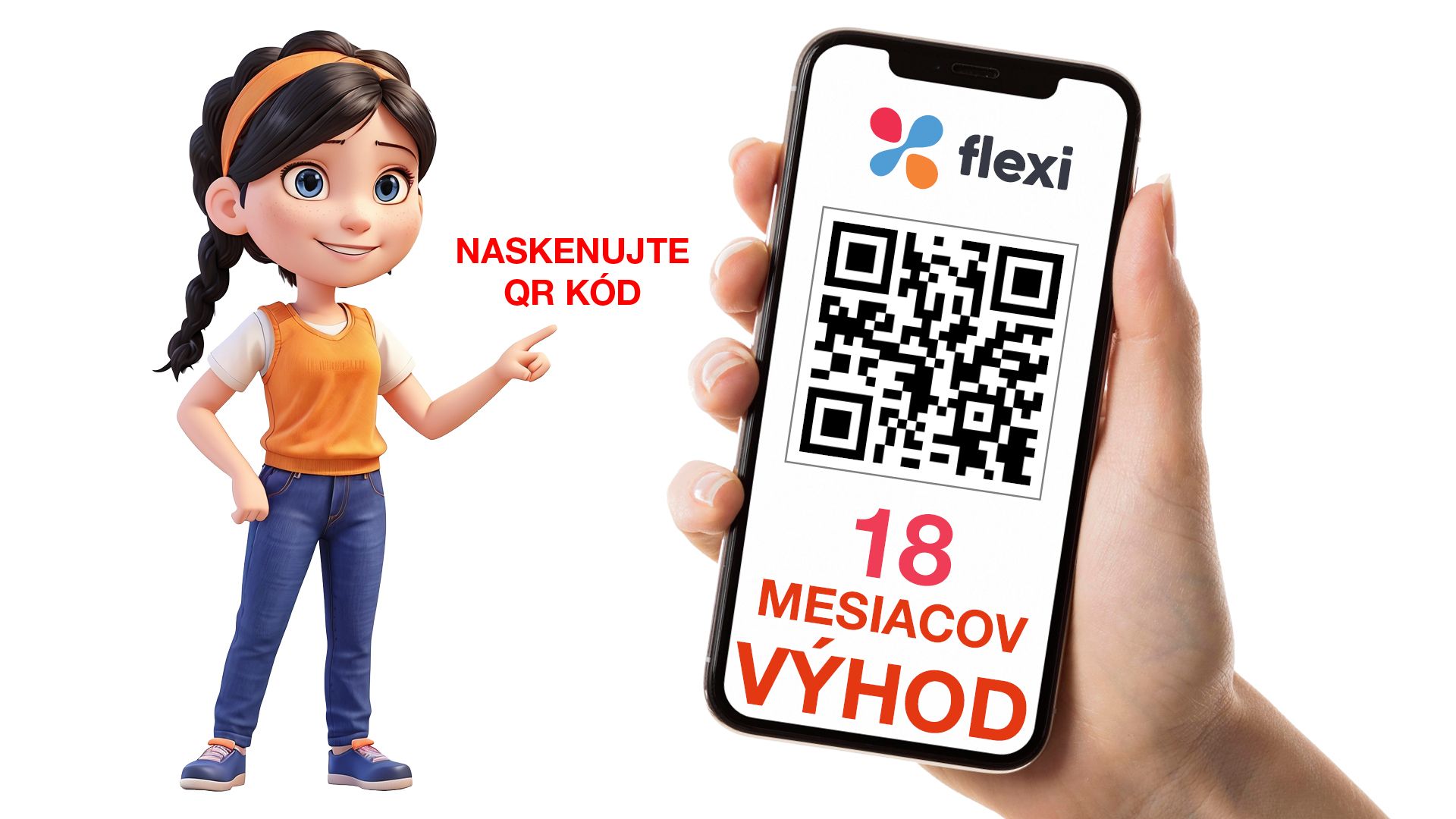 Obrazky do clankov 1920x1080 px Dievca ukazuje na registraciu 18 mesiacov vyhod s popisom